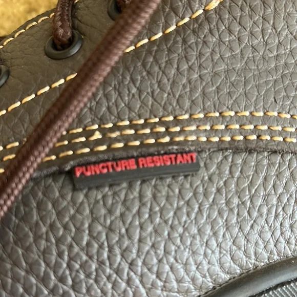 Like New Sketchers 11 Work Boots Brown Steel Toe - Picture 7 of 8